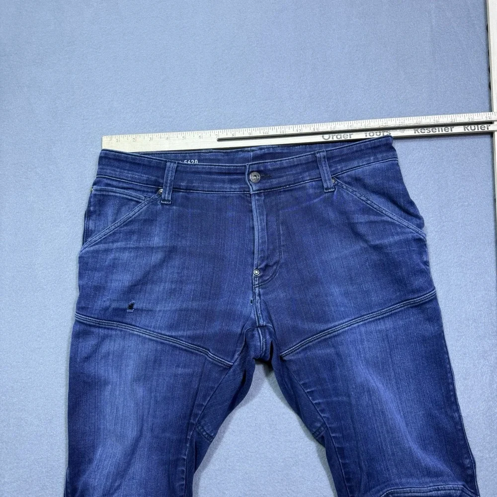 G Star Raw Jeans Mens 34x32 5620 3D Super Slim Tapered Stretch USA Streetwear